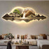 Landscape crystal wall art with LED