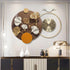Modern Gingko leaf Wall Clock
