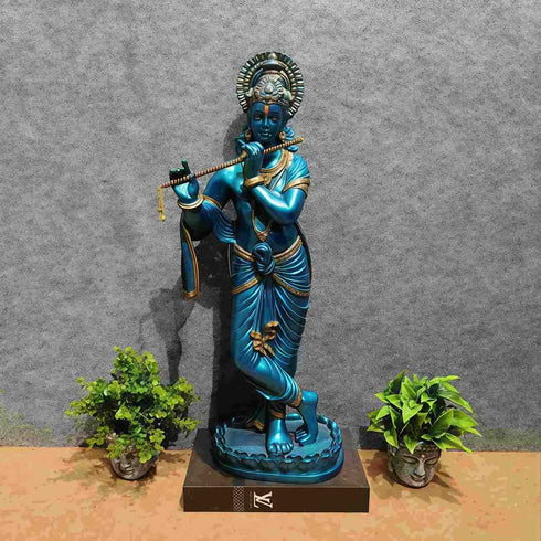 Neel lord krishna Statue