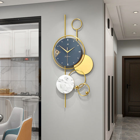 Orbital metal wall clock imported