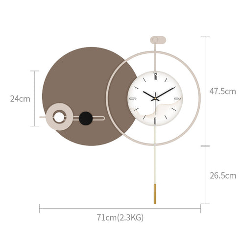 Brown Fancy Pendulum Imported wall clock