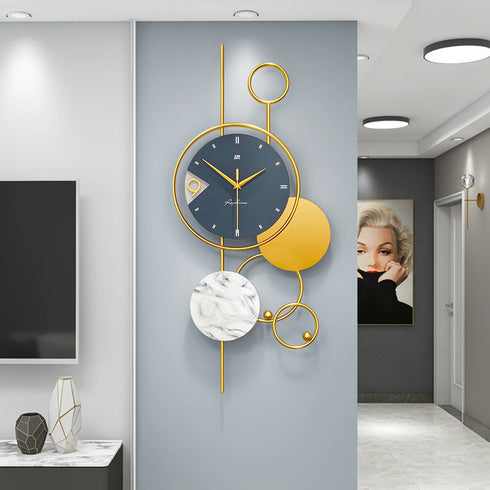 Orbital metal wall clock imported