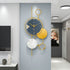 Orbital metal wall clock imported