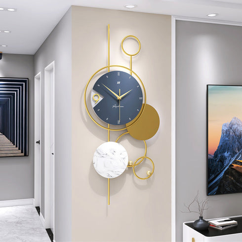 Orbital metal wall clock imported