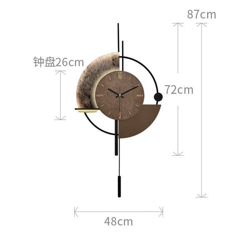 Rustic Fancy Pendulum Imported wall clock with LED