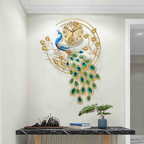 Peacock Wall Clock