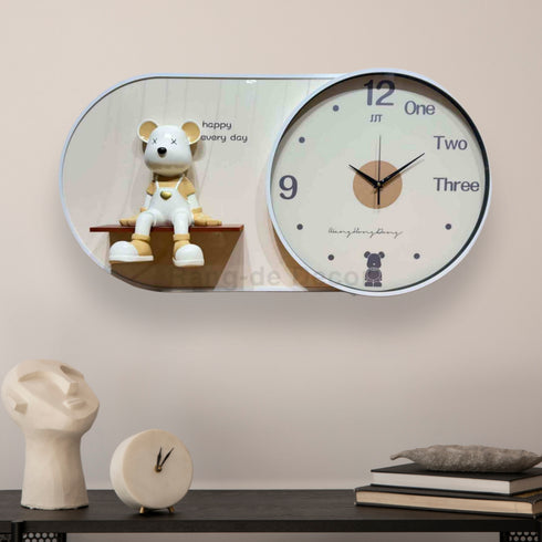 Teddy Timepiece Handmade premium wall clock