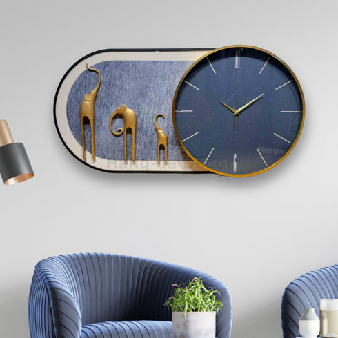 Elephant Hour Handmade premium wall clock
