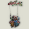 Radha Krishna on a swing Metal Wall Art