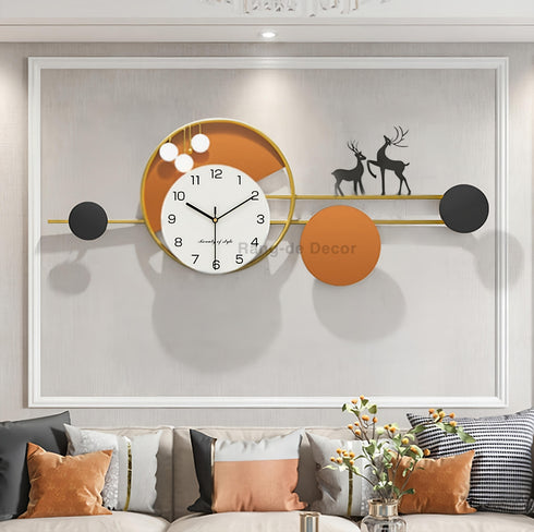 Gold Assent Modern Wall Clock