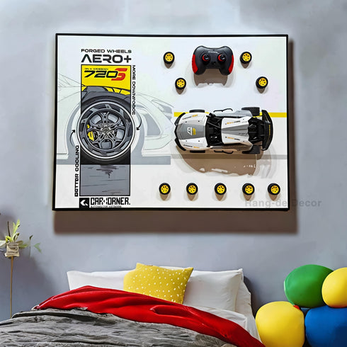 Racer's Realm 3D Premium Wall Painting