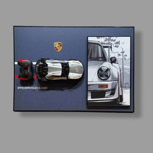 Porsche Speed Split 3D Premium Wall Painting