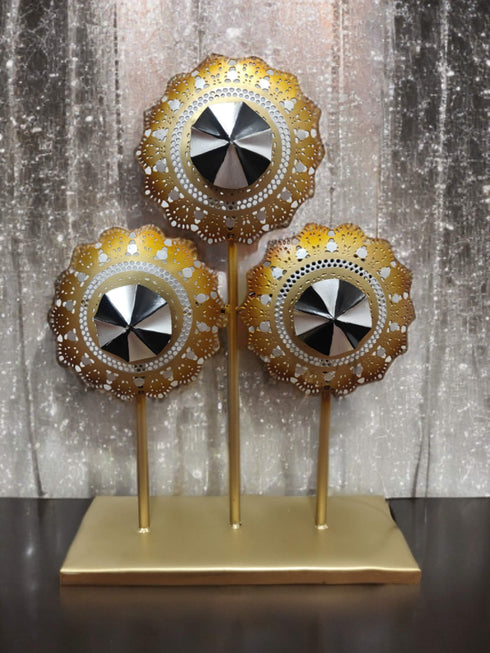 Abstract Table Decor with LED