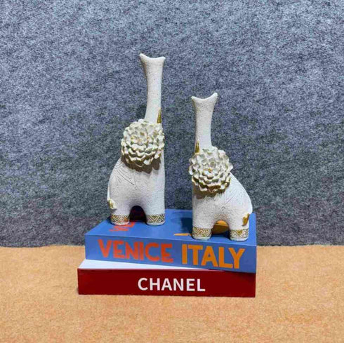 Pair of Elephant Decorative Artifacts