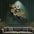 Gilded Flora Sculptural Metal Wall Art