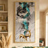 Abstract Deer Crystal Painting with LED