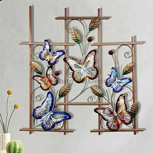 Butterfly Metal Frame Wall Art
