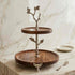 Woodleaf Stand- Two Tiered Stand