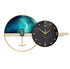 Blue Gradient with black designer wall clock imported