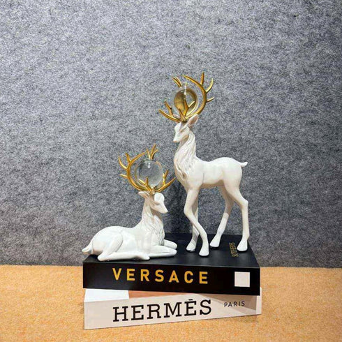 Crystal Crown Deer Set