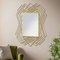 Modern Gold Lattice Wall Mirror