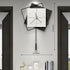 Square timepiece metal wall clock