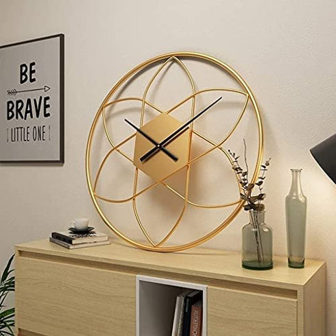 Golden Geometry wall Clock