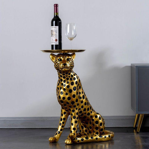 Leopard Side Table