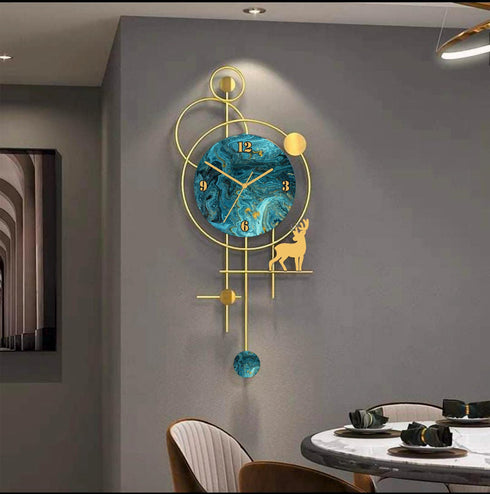 Decorative deer Wall Clock