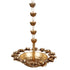 Rose Diya urli with latkan- set of 2