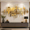 Luxury 3D Metal World Map Wall Art Decor for Living Room, Luxury Office & Lobby