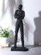 Cubic Thinker Man Statue For Table Decor