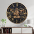 Luxury Gear Wall Clock With Moving Gear Mechanism