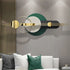 Geometric Wall Art in Gold and Green