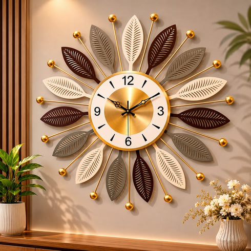 Leaf Wall Clock- Style 2