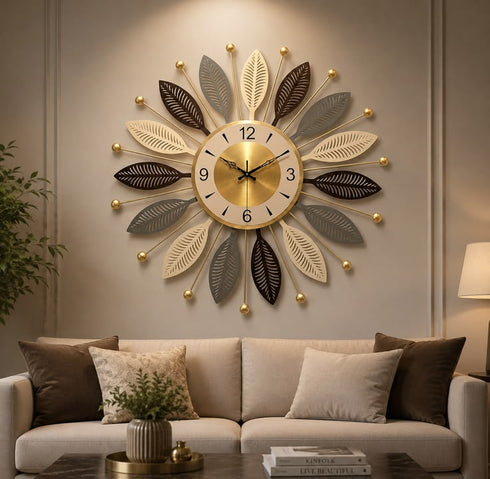 Leaf Wall Clock- Style 2