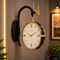 Sleek minimalist Dual Dial Station Clock