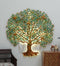 Life of tree Metal Wall Art with Led- Green