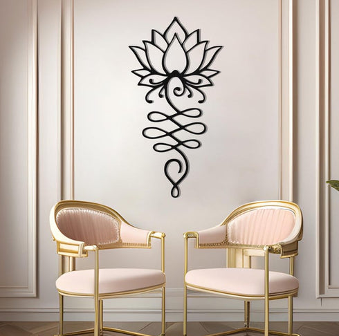 Lotus Flower Laser cut metal wall art