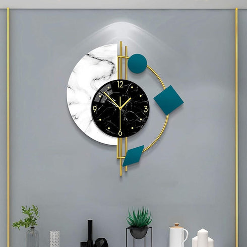 Black and white Imported wall clock