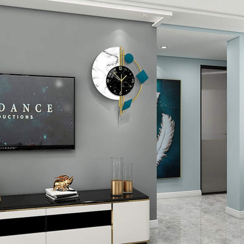 Black and white Imported wall clock