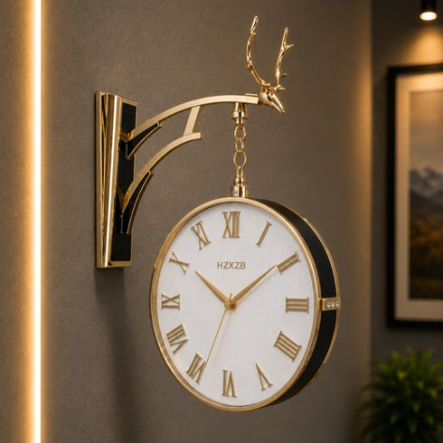 Dual Dial Station Clock- Style 2