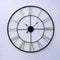 Black with golden Round Wall Clock