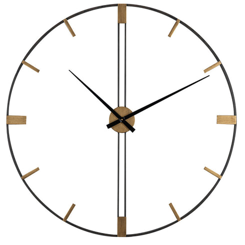 Statement Metal Wall Clock