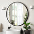 Black Minimalist Wall Mirror