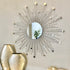 Glamorous Starburst Mirror- Silver