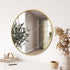 Golden Minimalist Wall Mirror