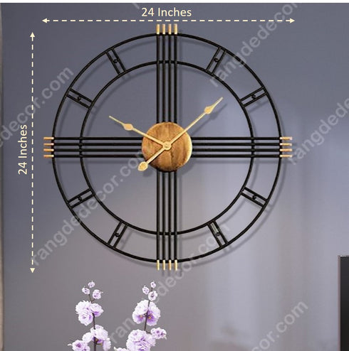 Royale Metal Wall Clock