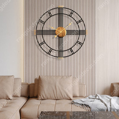 Royale Metal Wall Clock