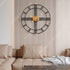 Royale Metal Wall Clock